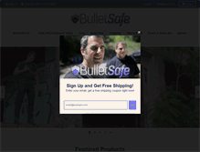 Tablet Screenshot of bulletsafe.com